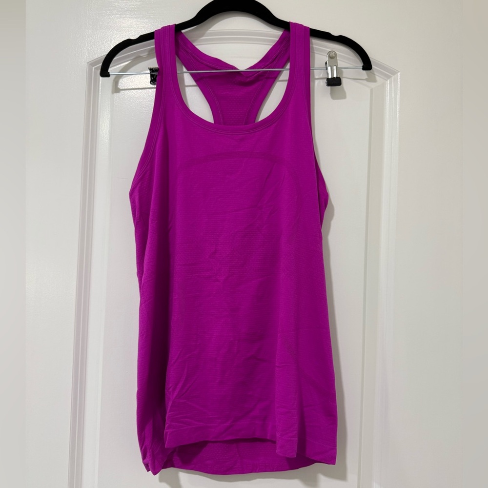 Women's Purple Lululemon Tank Top, Race Length